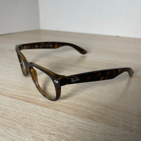 Ray-Ban RB2132 New Wayfarer 902 Sunglasses Tortoise Frames Only 55-18 Italy - Picture 3 of 9